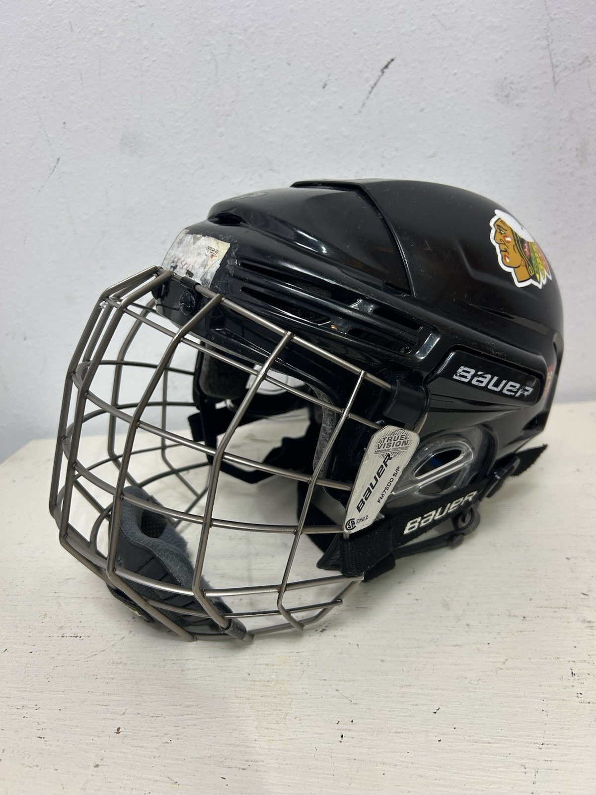 Bauer BHH4500S Hockey Helmet with True Vision Face Cage Black Year 2009
