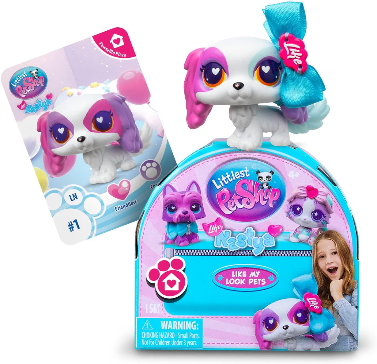 Littlest Pet Shop x Like Nastya Blind Boxes 18 Pack + Display Box NEW SEALED