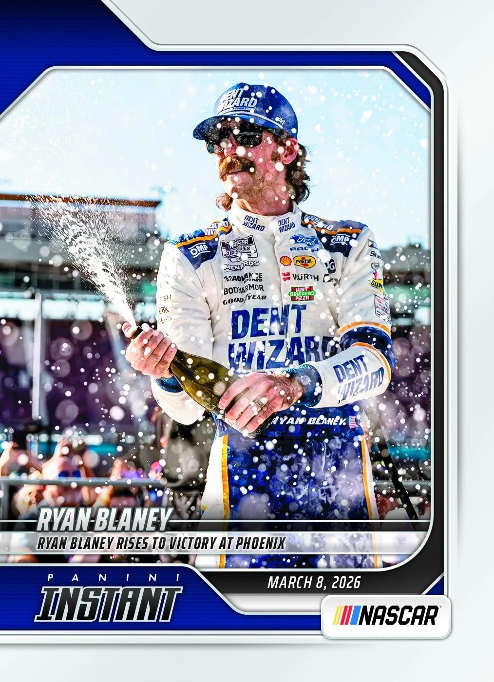 2026 Panini Instant NASCAR #12 Ryan Blaney Team Penske Phoenix Win #/89 2026 Panini Instant NASCAR #12 Ryan Blaney Team Penske Phoenix Win #/89