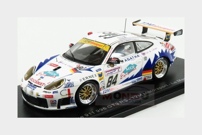 1:43 Spark Porsche 911 996 Gt3 Rs #84 Le Mans 2003 Ickx Bourdais Berville S5526 1:43 Spark Porsche 911 996 Gt3 Rs #84 Le Mans 2003 Ickx Bourdais Berville S5526