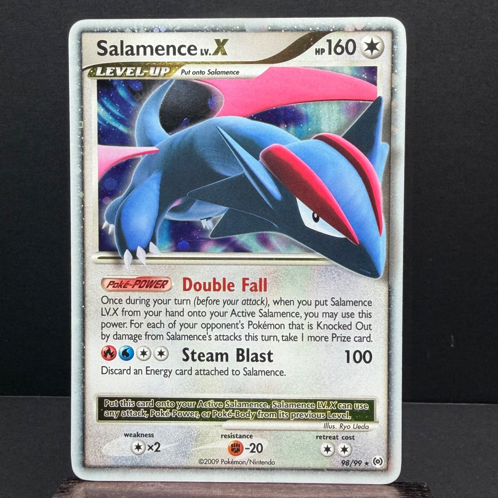 2009 Pokemon TCG Salamence Lv.X Arceus Ultra Rare 98/99 SWIRL 2009 Pokemon TCG Salamence Lv.X Arceus Ultra Rare 98/99 SWIRL
