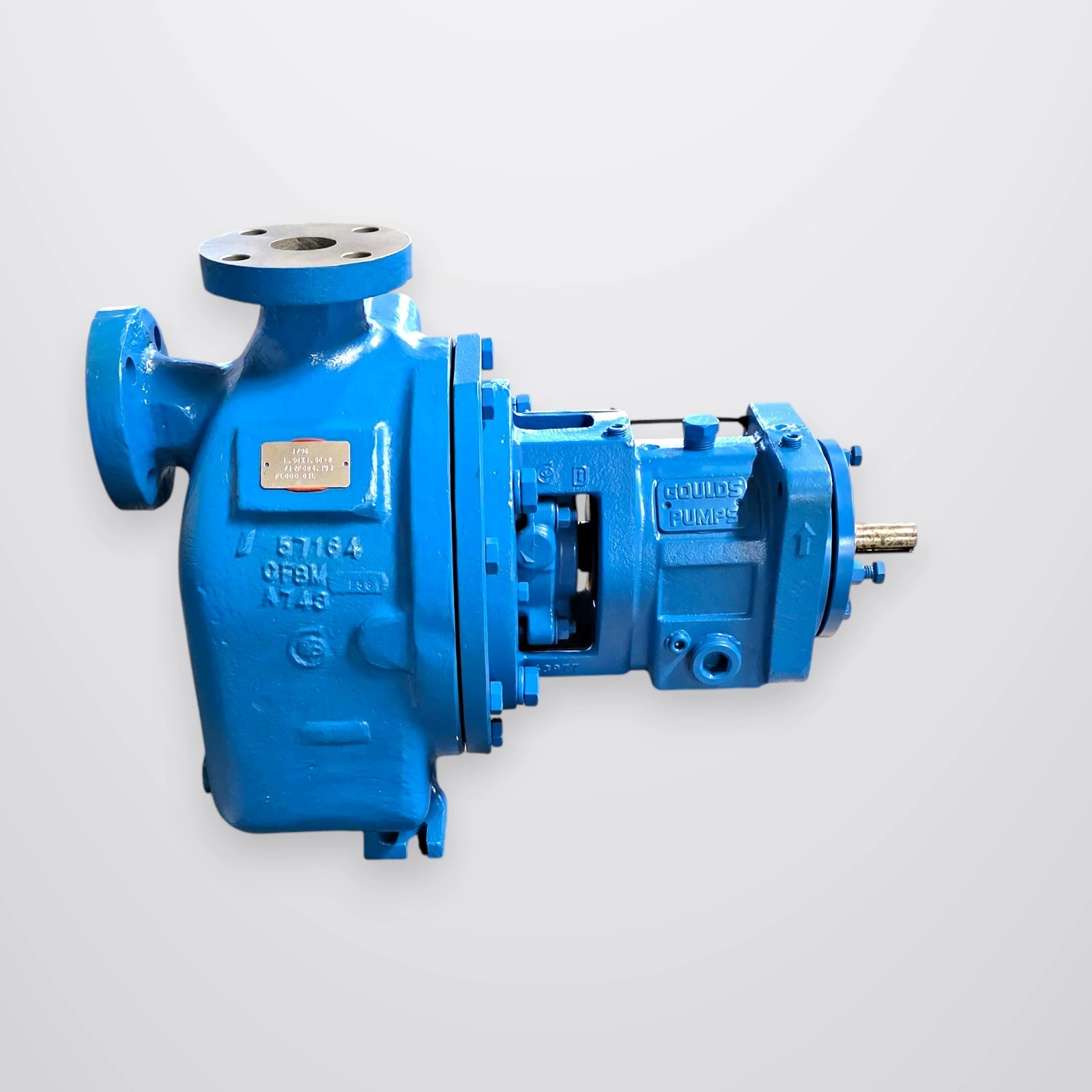 Goulds 3796 1.5x1.5-8 Self Priming ANSI Process Pump 316SS 60 GPM 58 FT Head