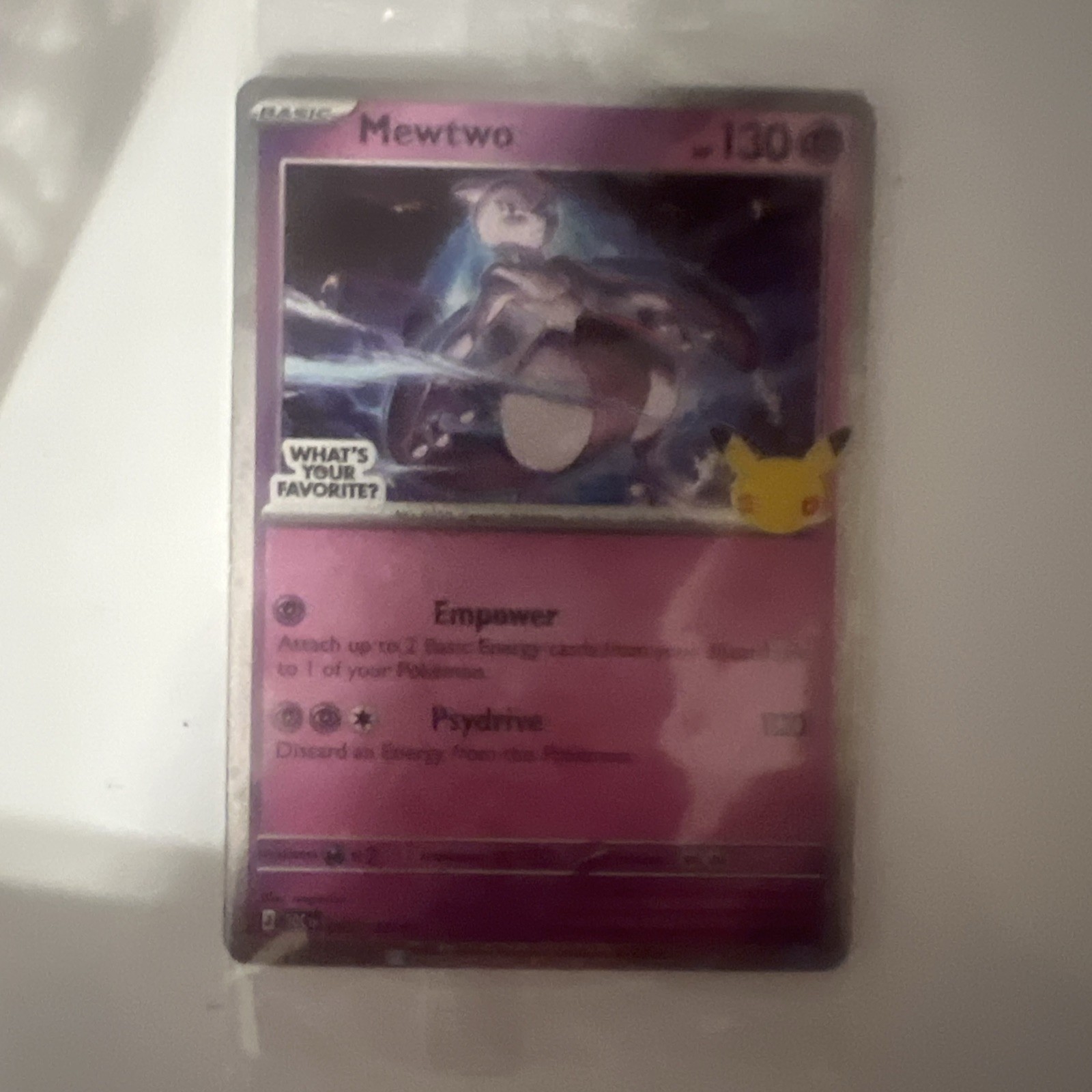Pokémon TCG Mewtwo SV Promo 052/??? Holo EN 130 HP Psychic Basic 30th promo Pokémon TCG Mewtwo SV Promo 052/??? Holo EN 130 HP Psychic Basic 30th promo