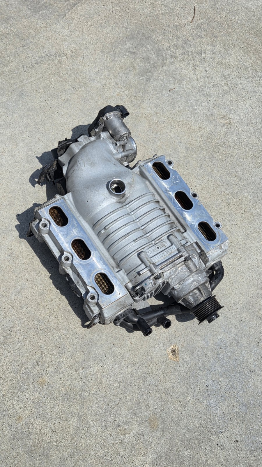 2008-2011 AUDI Q7 3.0L V6 ENGINE SUPERCHARGER COMPRESSOR OEM VERY NICE SMOOTH 2008-2011 AUDI Q7 3.0L V6 ENGINE SUPERCHARGER COMPRESSOR OEM VERY NICE SMOOTH