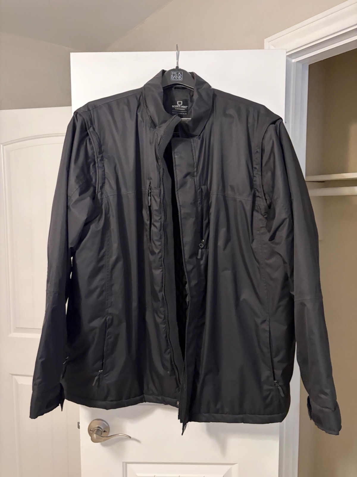 SCOTTeVEST Revolution Plus Men’s Jacket – Black, Size XXXL - Big & Tall