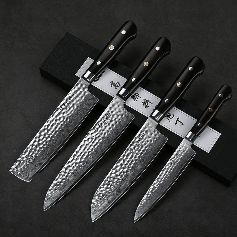 New Authentic Japanese Kitchen Knife Set Damascus knives, Chef knife