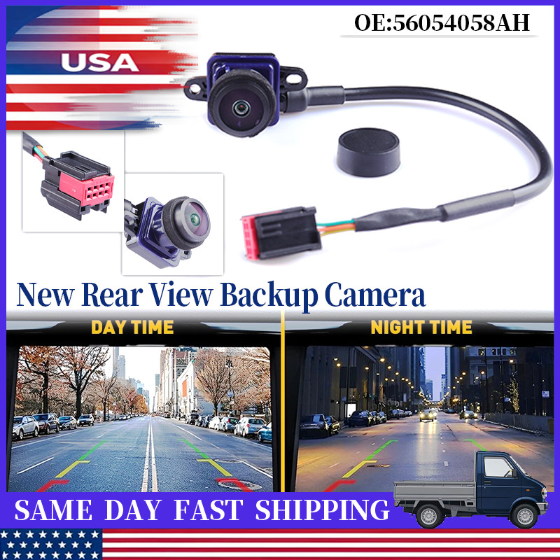 Rear View Backup Camera 56054058AH Fit 2011-2018 Chrysler300 11-14 Dodge Charger