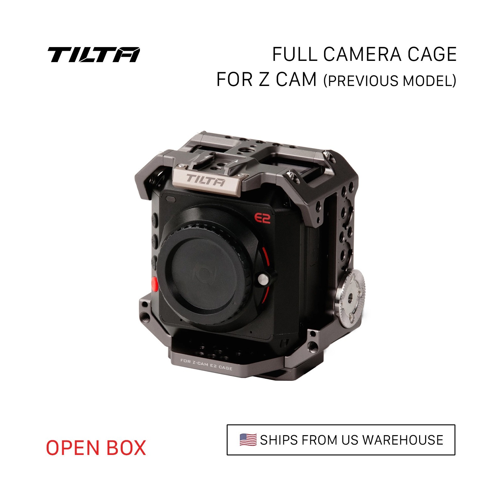Tilta Full Camera Cage for Z CAM – Tilta Gray (Previous Model)