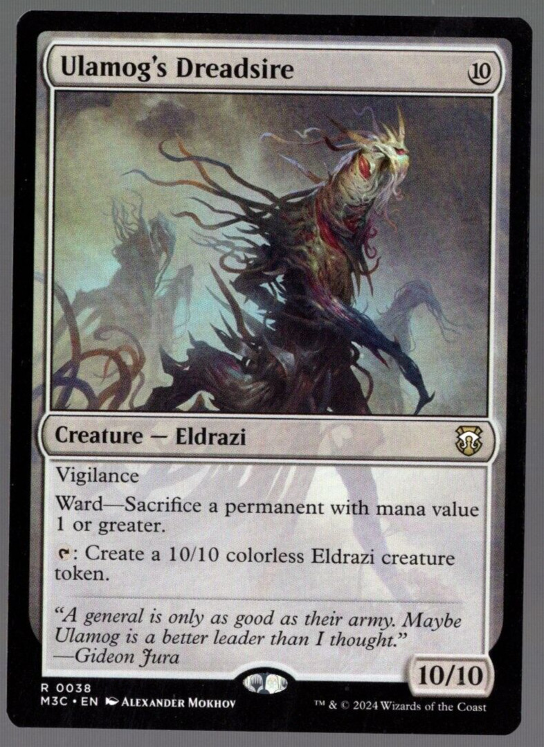 Ulamog\'s Dreadsire 0038 Non Foil Rare Modern Horizons 3 MTG Near Mint