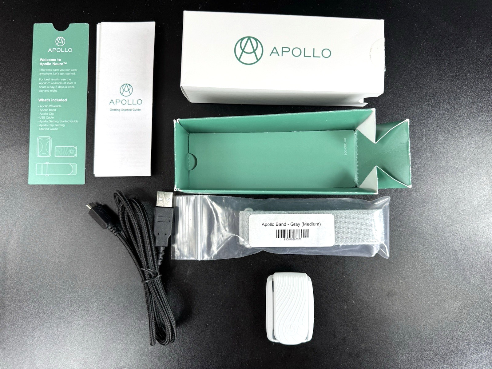 Apollo Neuroscience Neuro Sleep Aid & Stress Relief Wearable New Open Box A1