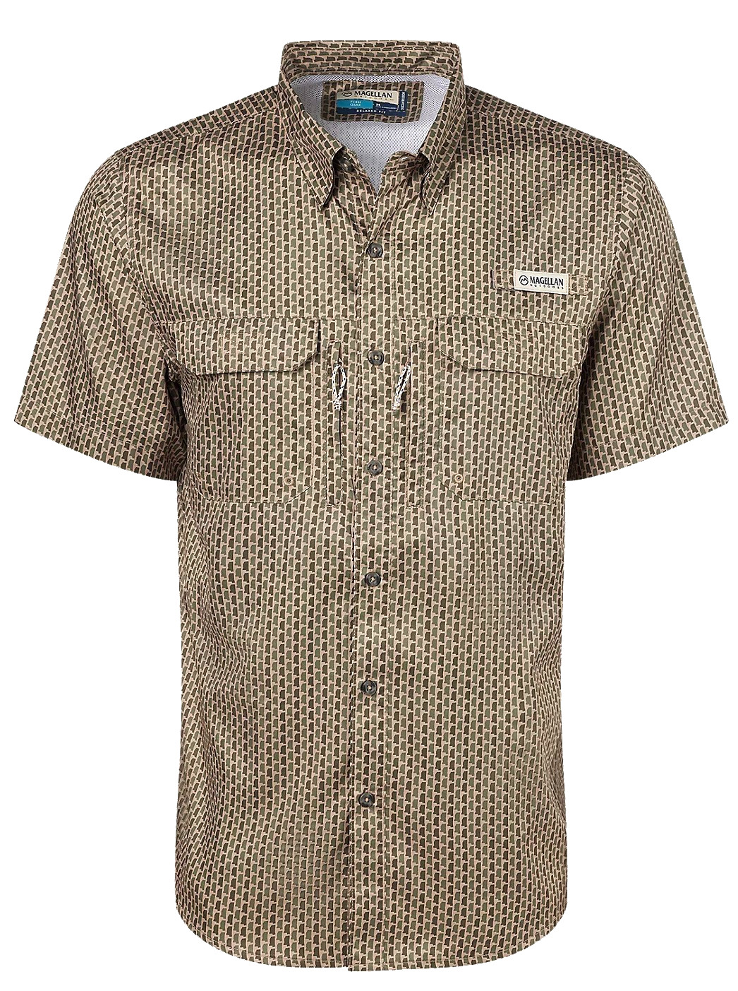 Magellan Mississippi Short Sleeve Shirt LOCAL STATE Camo colors Size XL Magellan Mississippi Short Sleeve Shirt LOCAL STATE Camo colors Size XL
