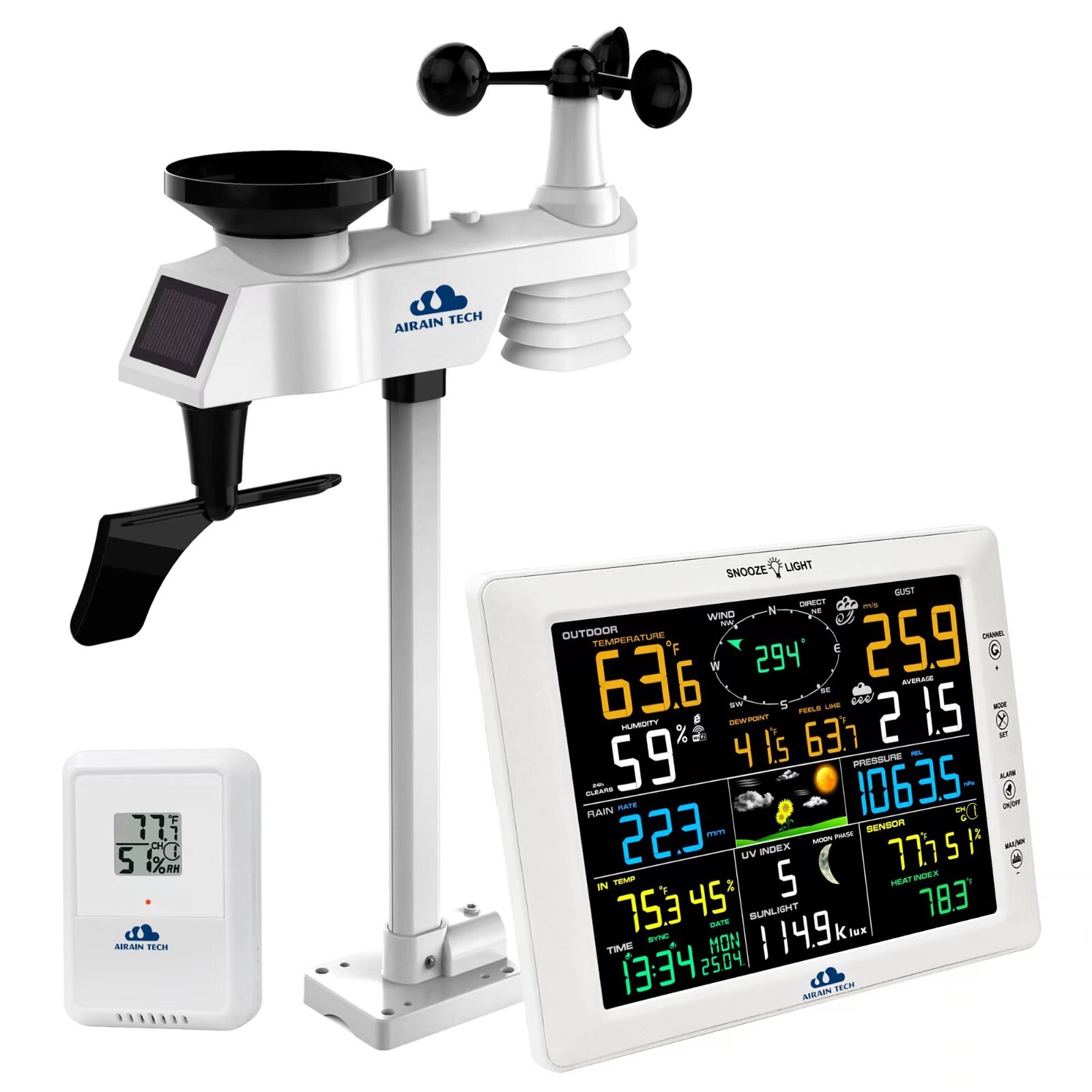 Home Wi-Fi Smart Weather Station Big 10\ Home Wi-Fi Smart Weather Station Big 10\