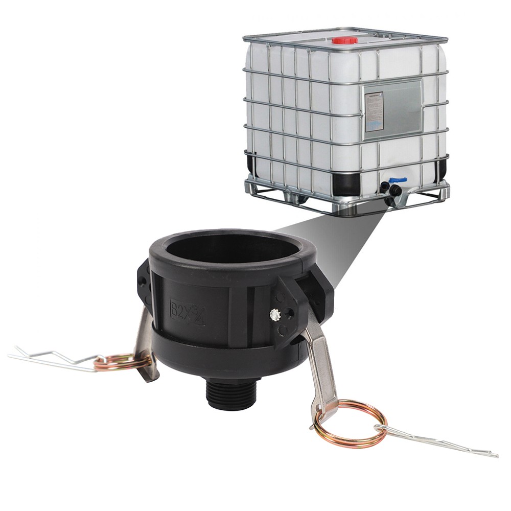 275 330 Gallon IBC Tote Tank DRAIN ADAPTER 2