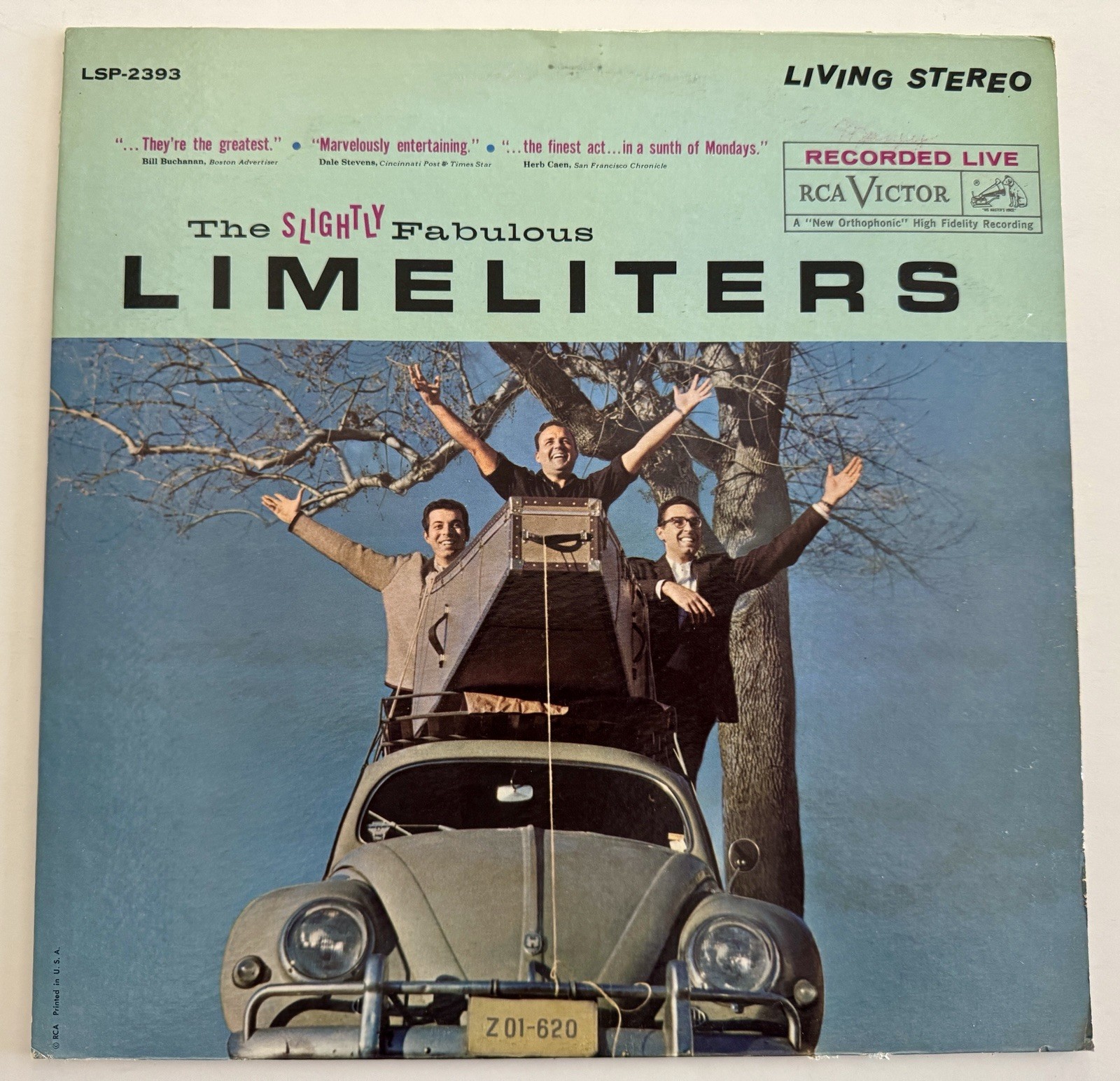 The Slightly Fabulous Limeliters Vinyl LP NM/EX 1st U.S Promo Pressing 1961