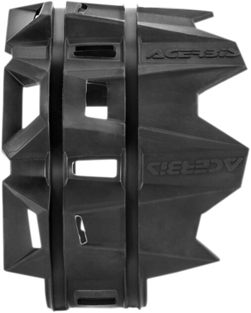 Acerbis Silencer Protector Black Heat-Resistant Rubber Exhaust Guard