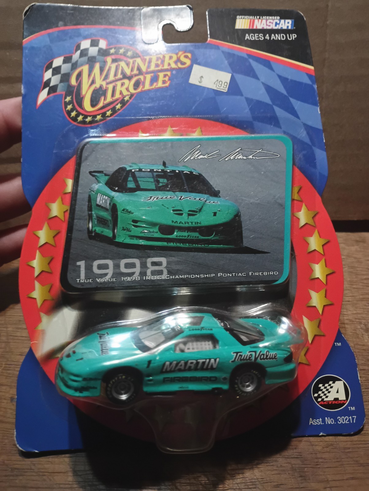 Winner\'s Circle Mark Martin 1998 True Value IROC Championship Pontiac Firebird