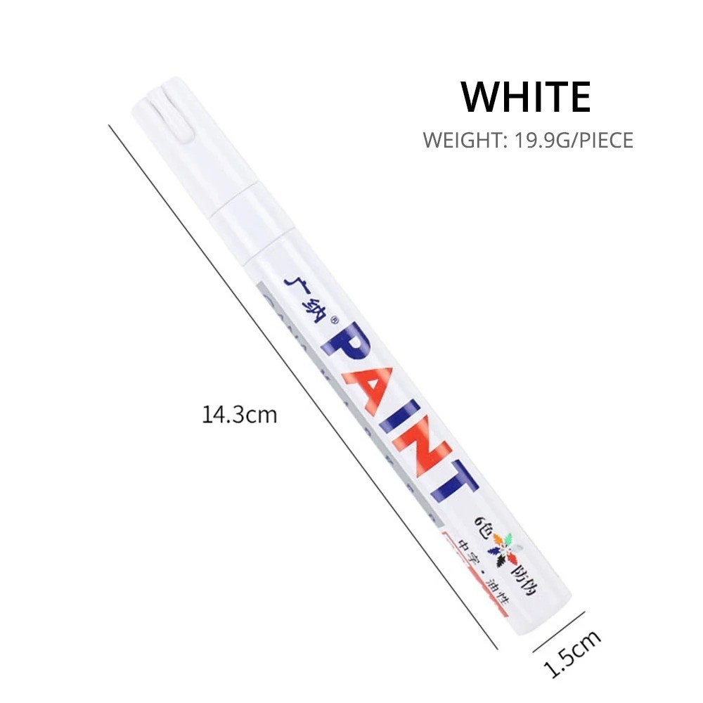 Waterproof Permanent Paint Marker Pen Ink Car Tire Tread Rubber Metal Mechanic