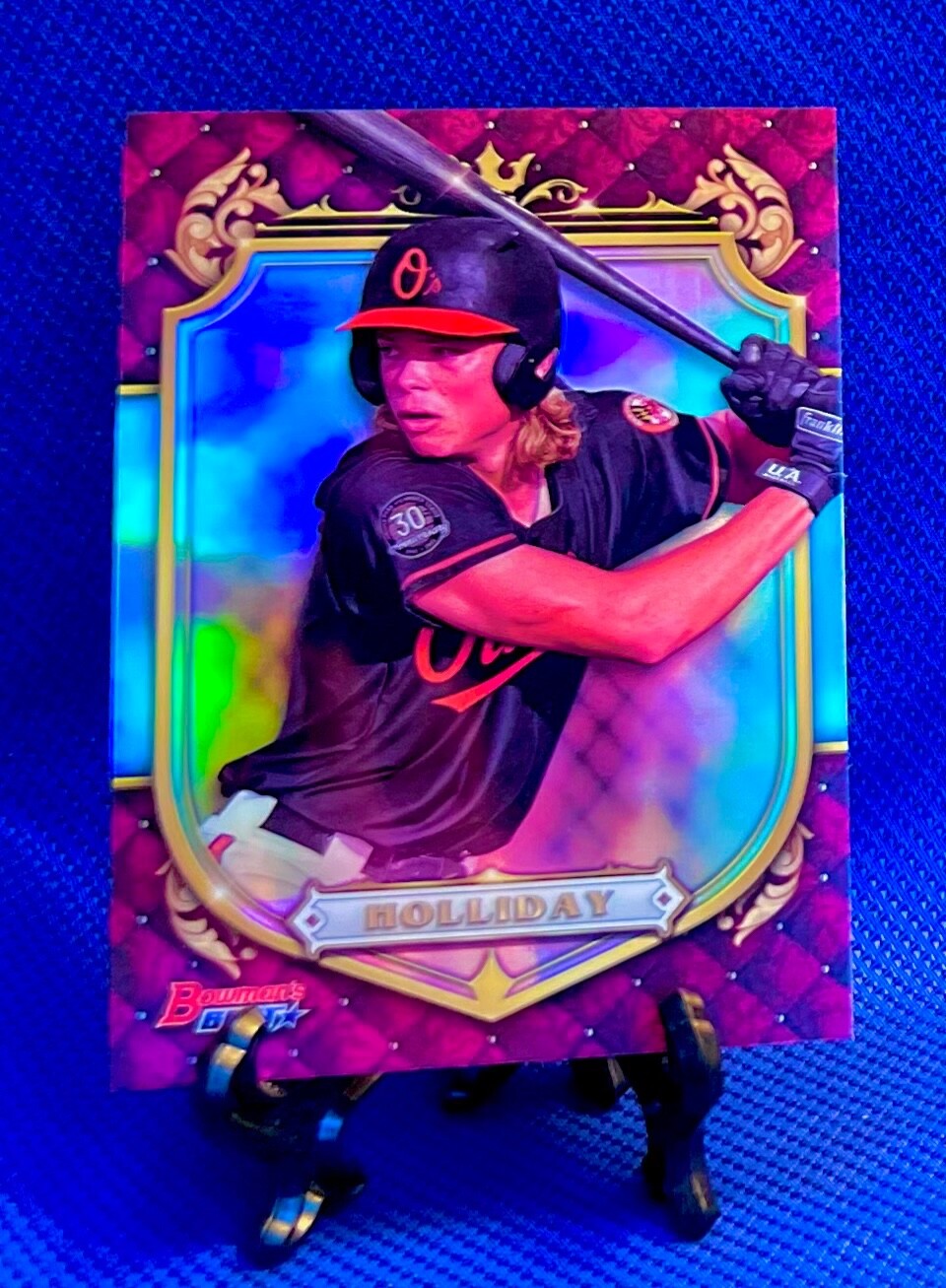 Jackson Holliday 2022 Bowman\'s Best ROYALTY REFRACTOR PR-14 Rookie Prospect📈📈
