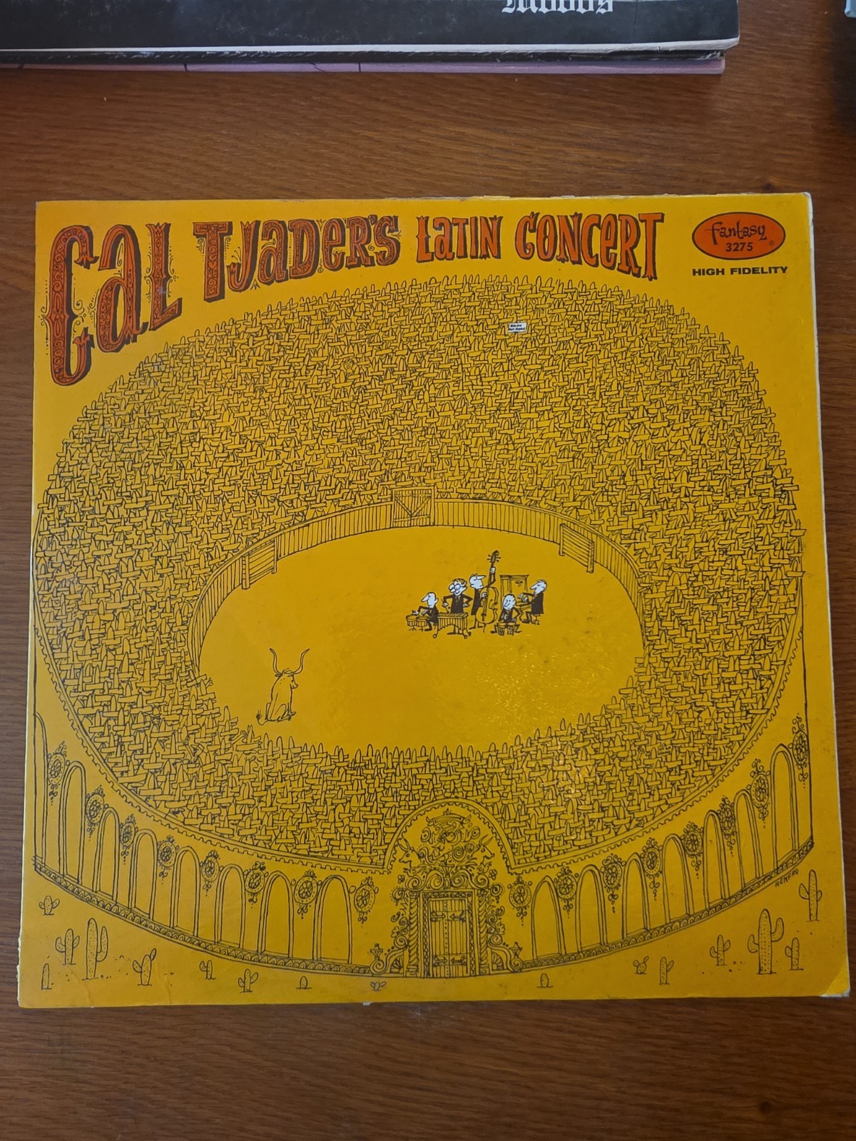 Cal Tjader LATIN CONCERT (Fantasy 3275) D.J. Copy Red Color Cal Tjader LATIN CONCERT (Fantasy 3275) D.J. Copy Red Color