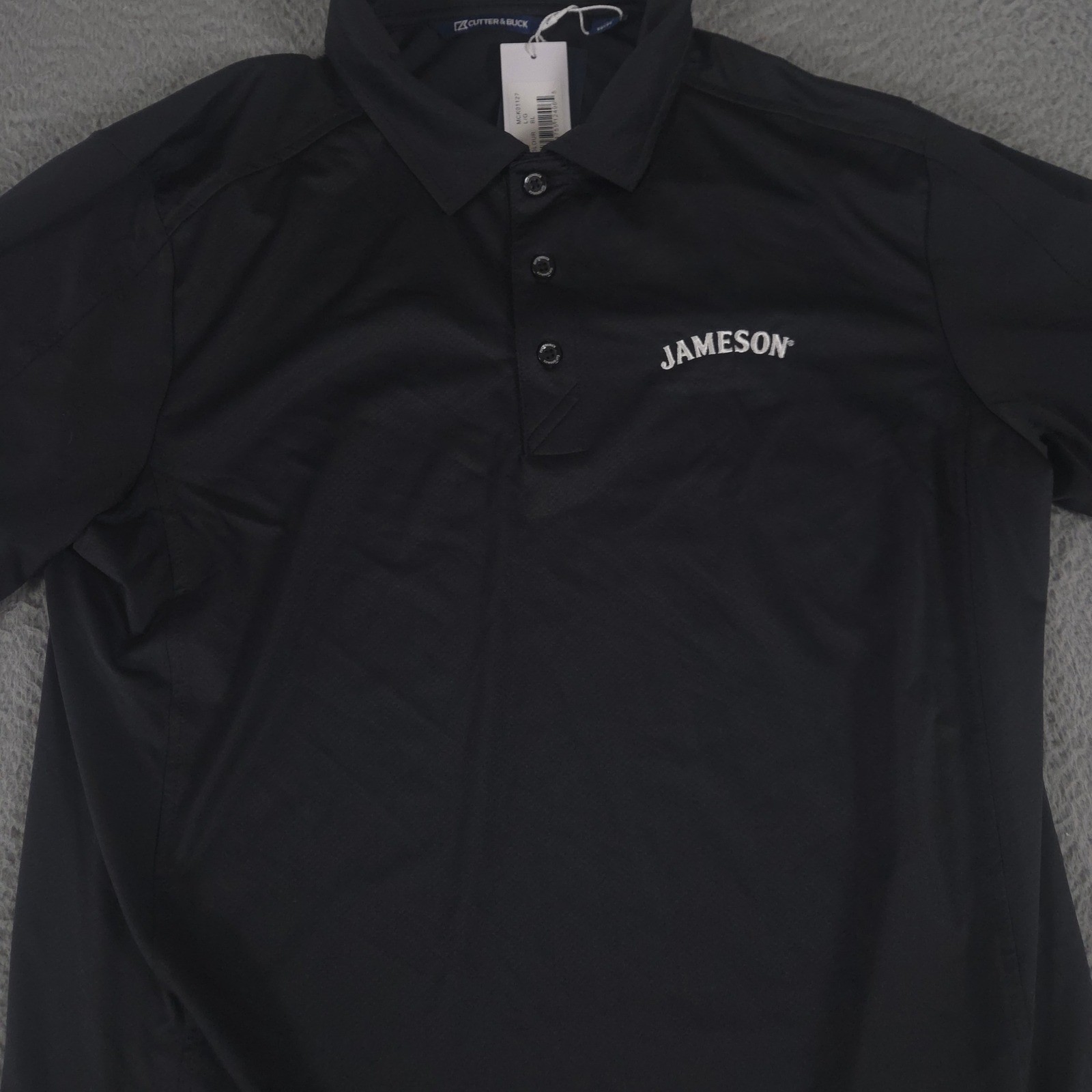 Cutter & Buck Polo Shirt Mens L Prospect Minnesota Vikings Jameson Textured NEW