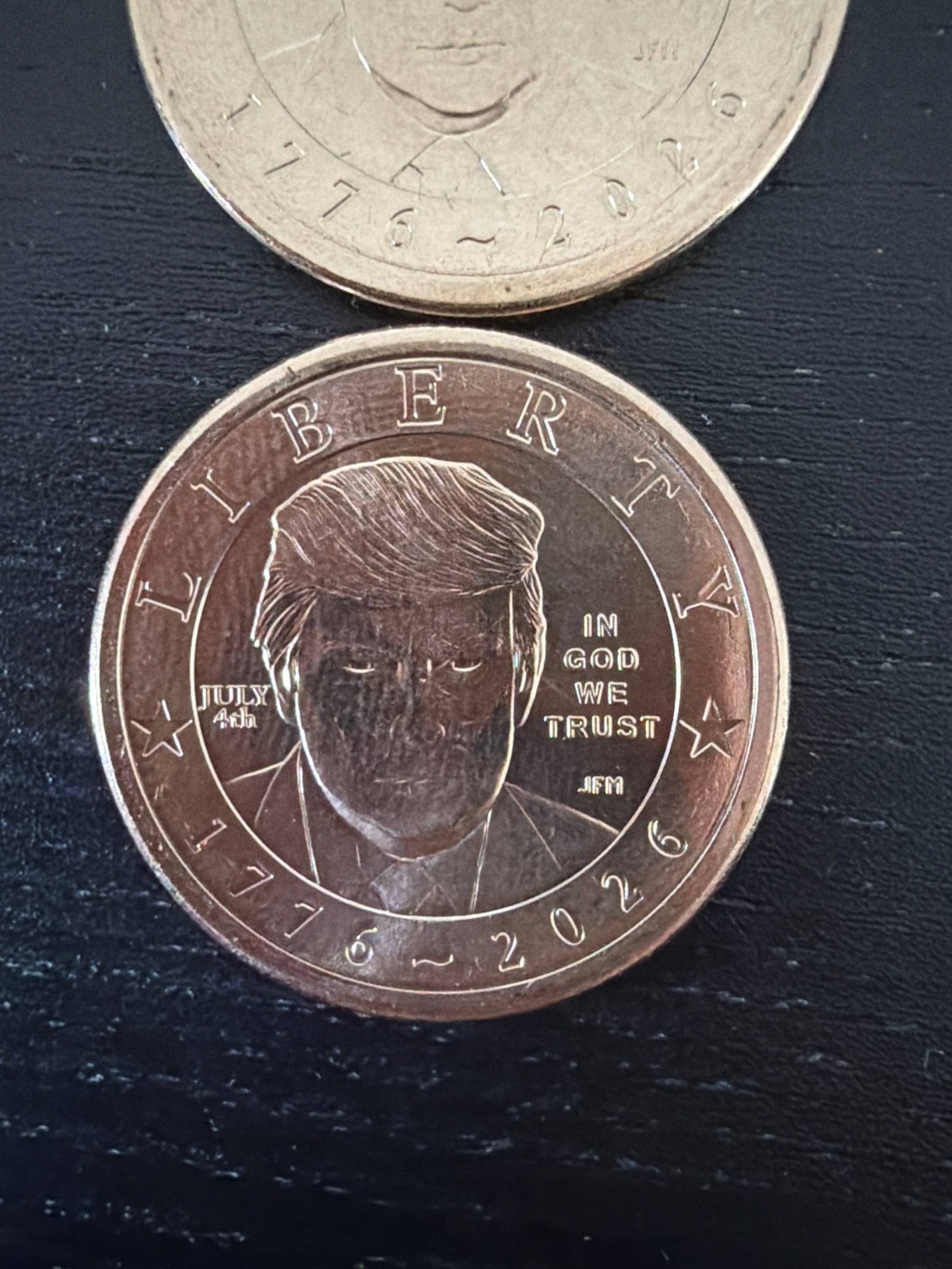 2026 Semiquincentennial President Donald J. Trump Dollar $1 Coin July 4th Privy