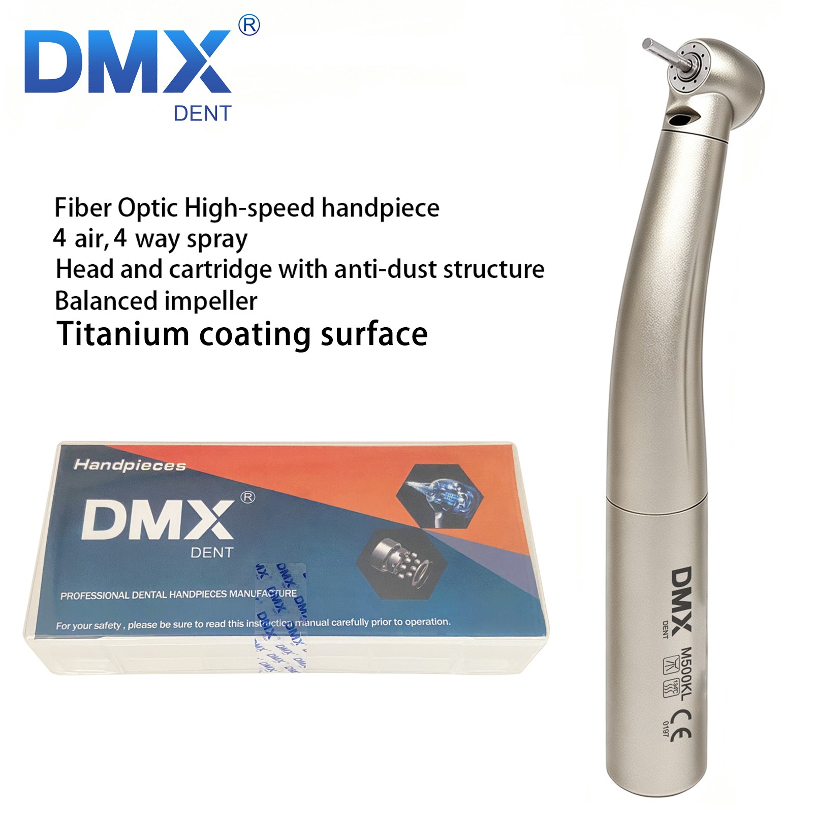 Dental NSK M500KL M600KL Turbine High Speed Handpiece Kavo MULTIflex Fiber Optic