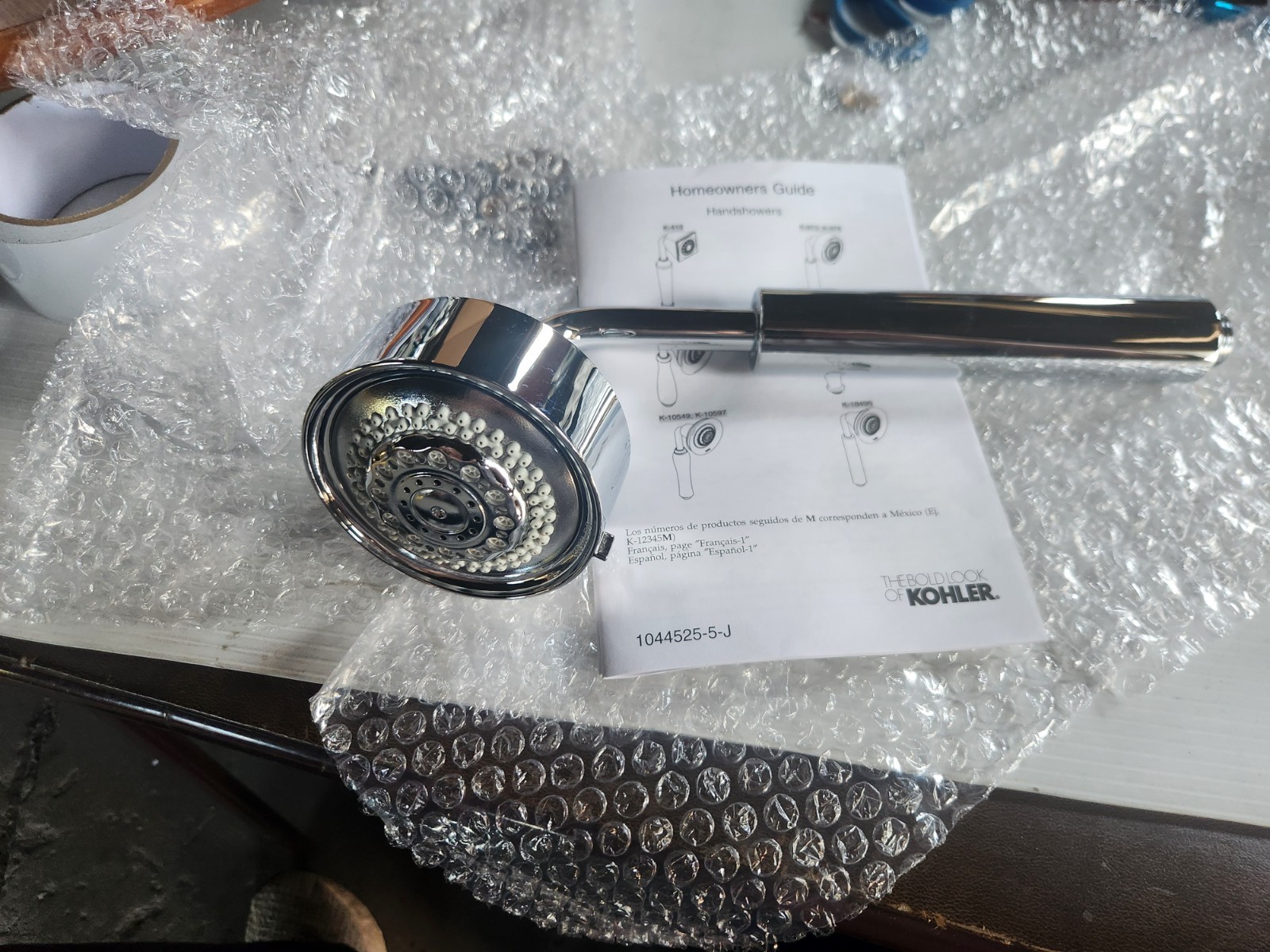 KOHLER 973-CP Stillness/Purist 4 Function HANDSHOWER 2 1/2 GPM POLISHED CHROME 