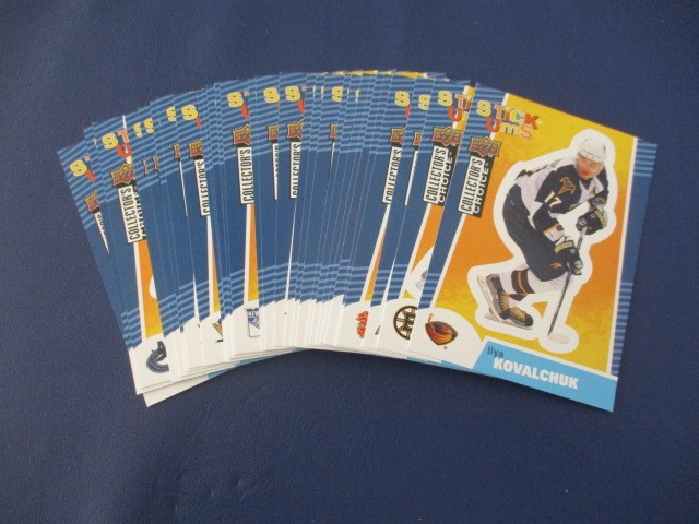 2009/10 UD COLLECTOR\'S CHOICE STICK-UMS STICKER INSERT NEAR SET 29/30 2009/10 UD COLLECTOR\'S CHOICE STICK-UMS STICKER INSERT NEAR SET 29/30