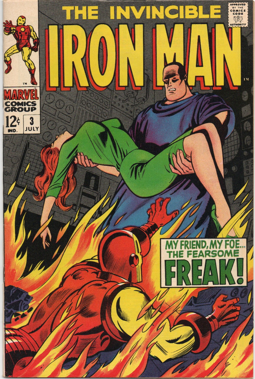 Iron Man #3 (Marvel Comics July 1968)
