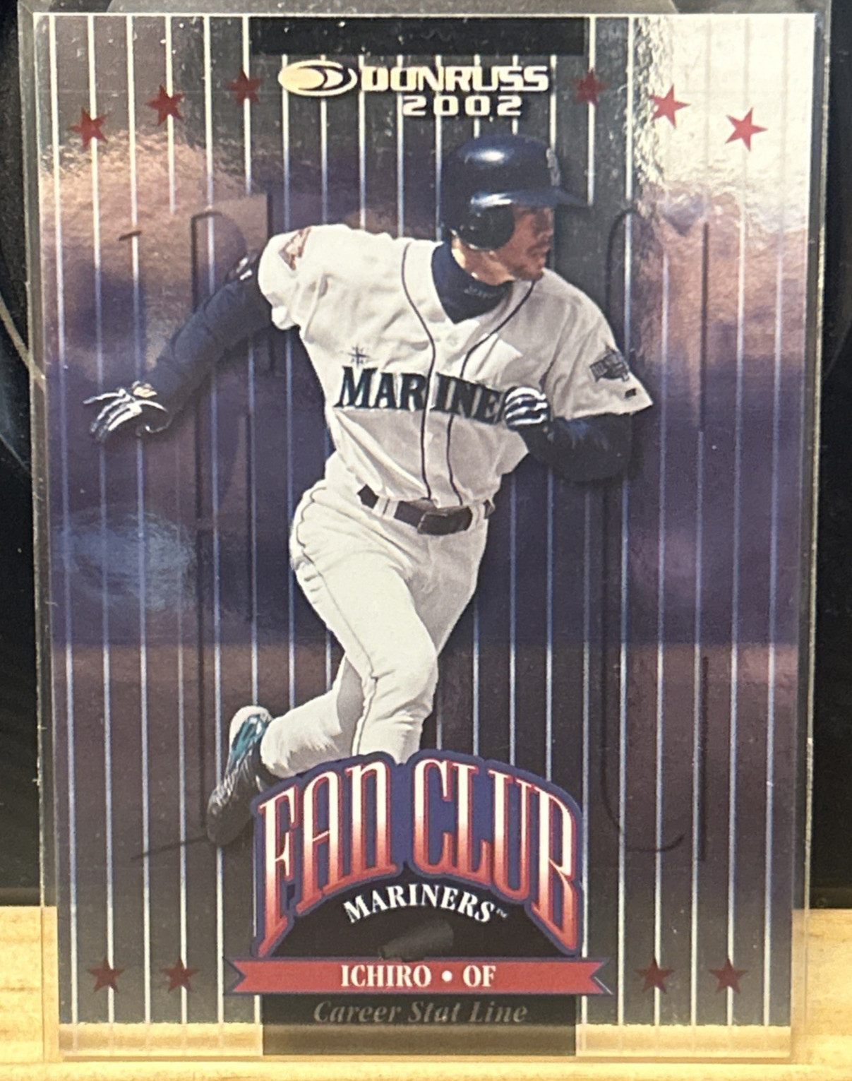 Ichiro Suzuki 2002 Donruss - Fan Club #212 Career Stat Line 049/242 Ichiro Suzuki 2002 Donruss - Fan Club #212 Career Stat Line 049/242