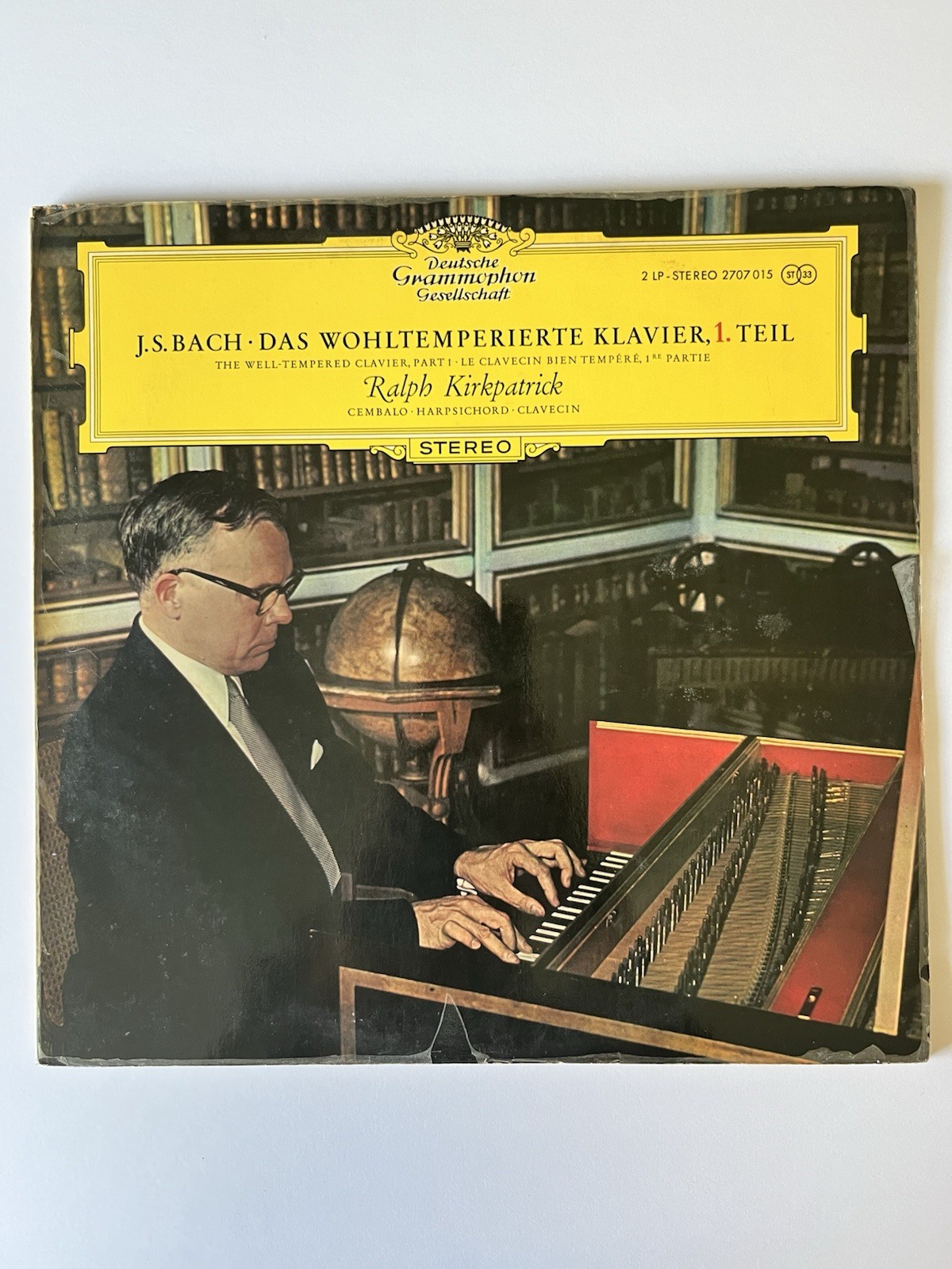 Johann Sebastian Bach - Das Wohltemperierte Klavier 1 Teil 2xLP (VG+/VG)