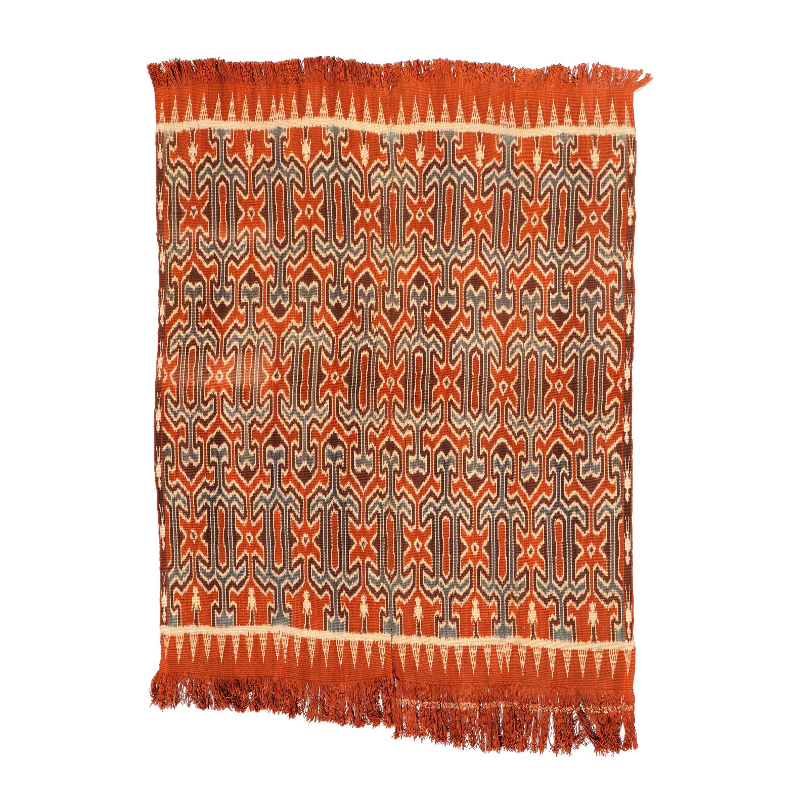 Vintage Traditional Tana Toraja Sekomandi Ikat Wall Hanging/Blanket, Sulawesi