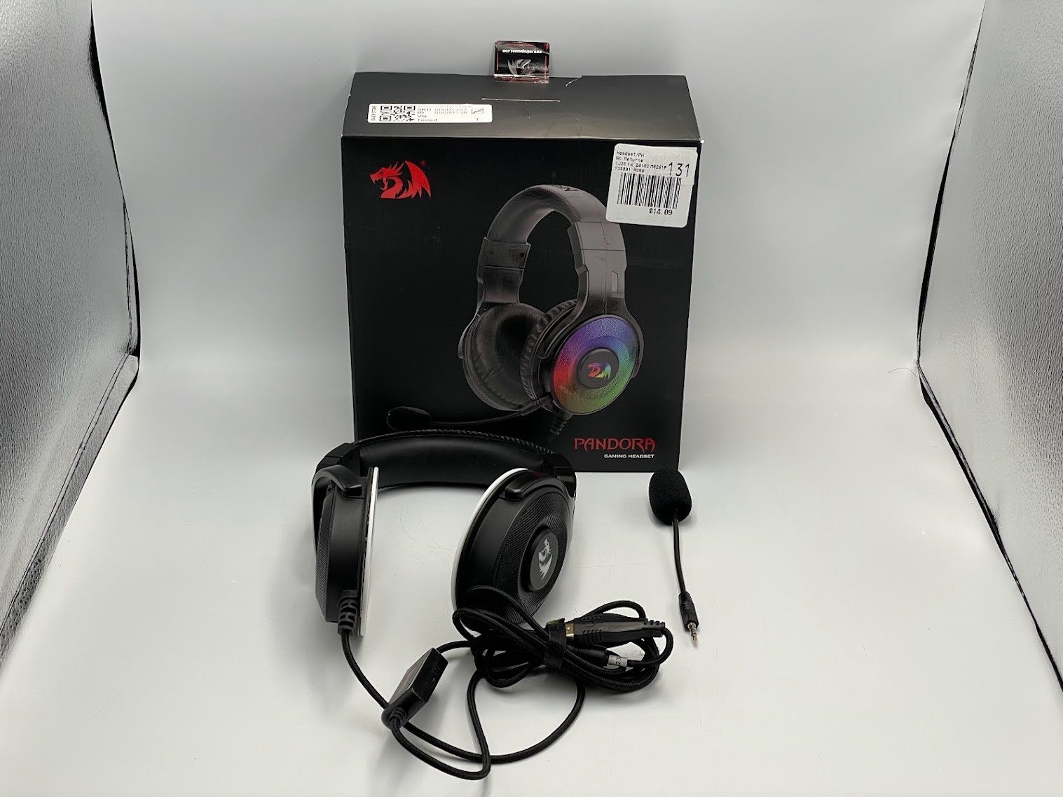 Redragon H350 Lamia RGB Wired Gaming Headset w/ 7.1 Surround Sound