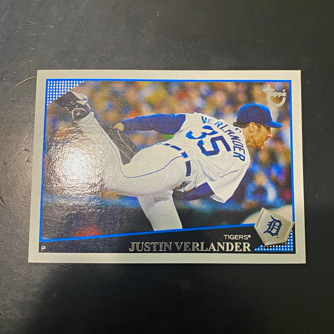 2009 Topps Justin Verlander #85 Throwback Detroit Tigers MLB Baseball Card 2009 Topps Justin Verlander #85 Throwback Detroit Tigers MLB Baseball Card