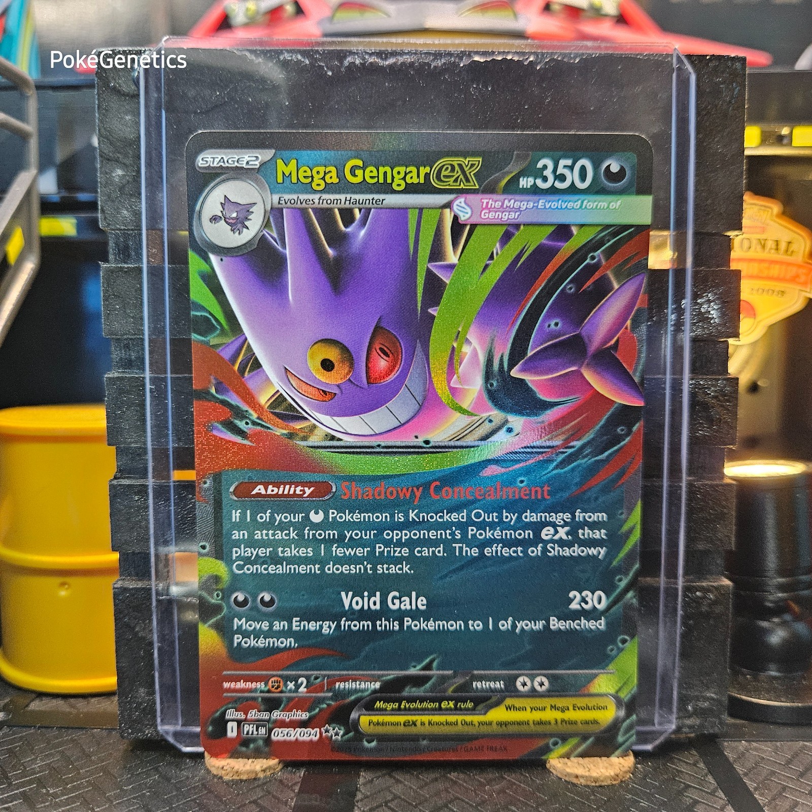 Mega Gengar ex Phantasmal Flames Ultra Rare Pokémon TCG 056/094 Mega Evolution