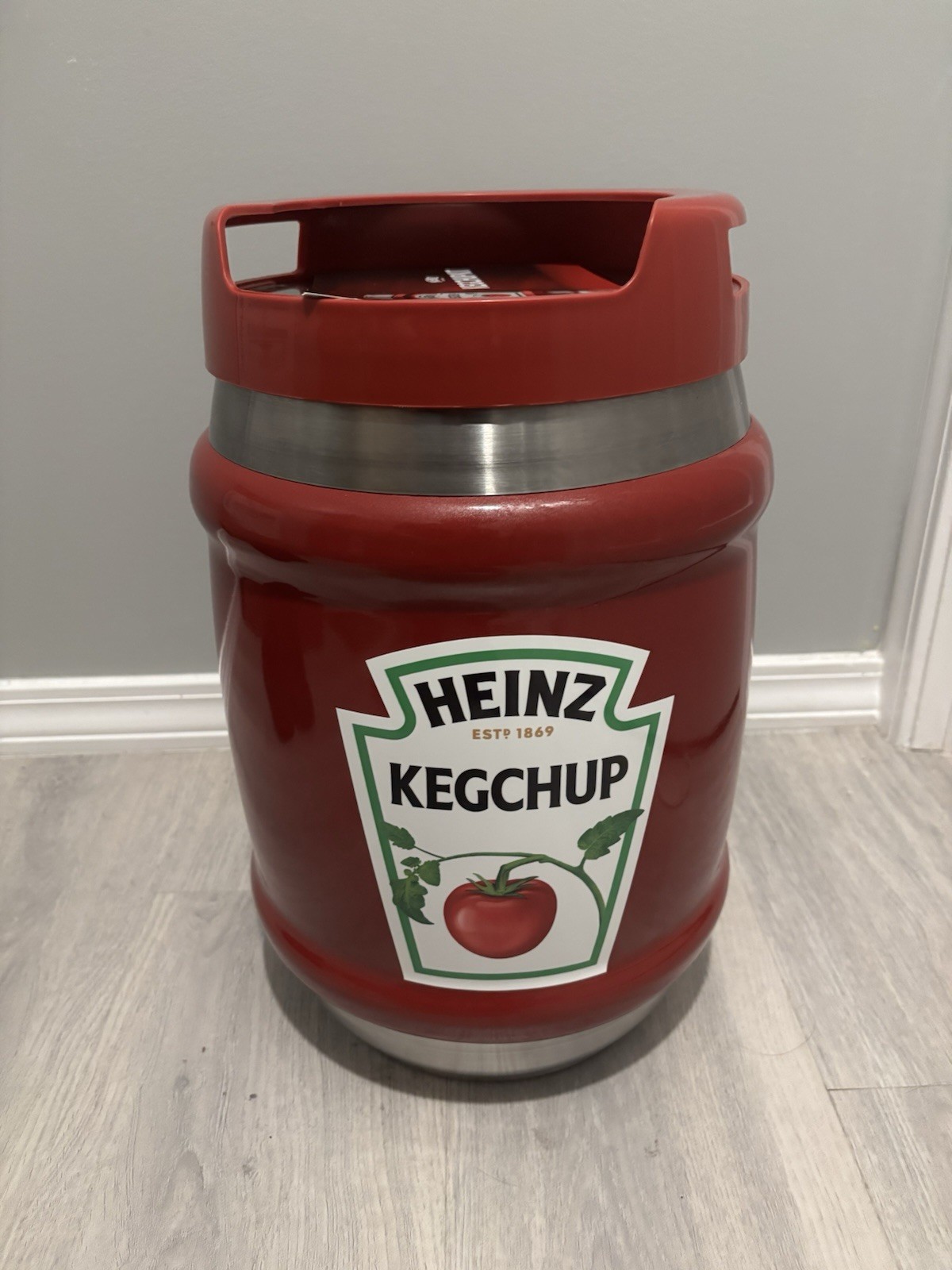 HEINZ KegChup Ketchup Keg with 114oz Jug LIMITED To 157 - IN HAND SHIPS FAST