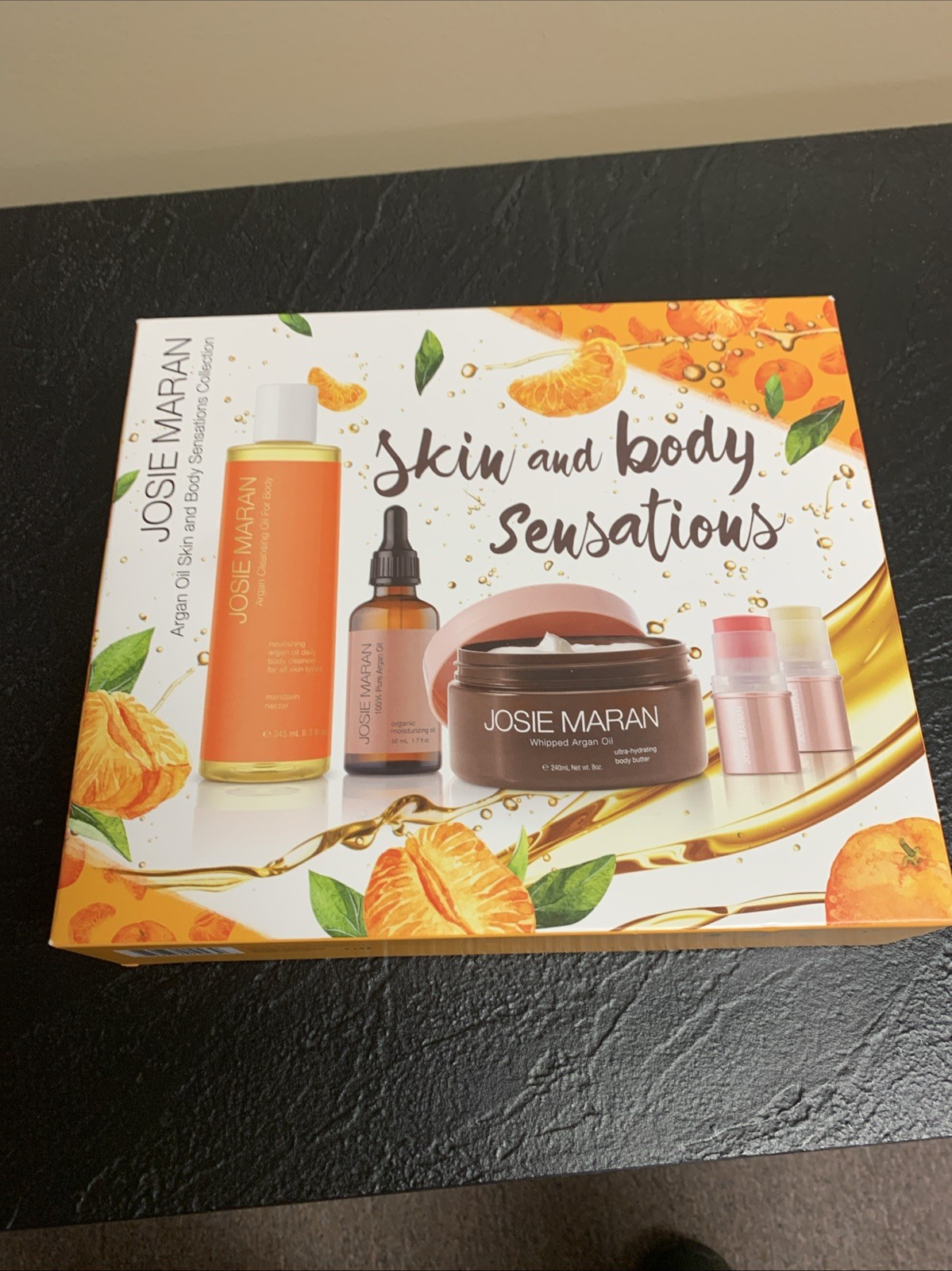 Josie Maran Argan Oil Skin & Body Sensations Collection Mandarin Nectar NEW Josie Maran Argan Oil Skin & Body Sensations Collection Mandarin Nectar NEW