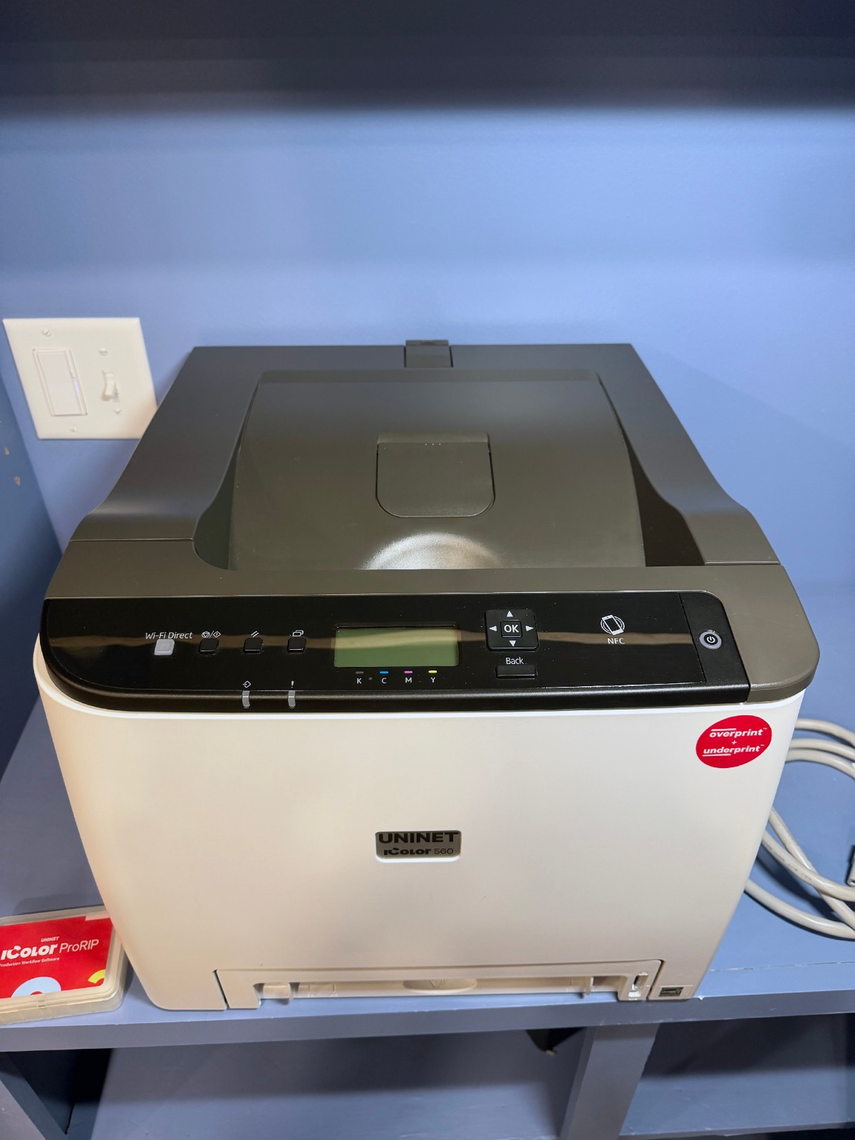 UNINET ICOLOR 560 CMYK + WHITE TONER PRINTER UNINET ICOLOR 560 CMYK + WHITE TONER PRINTER