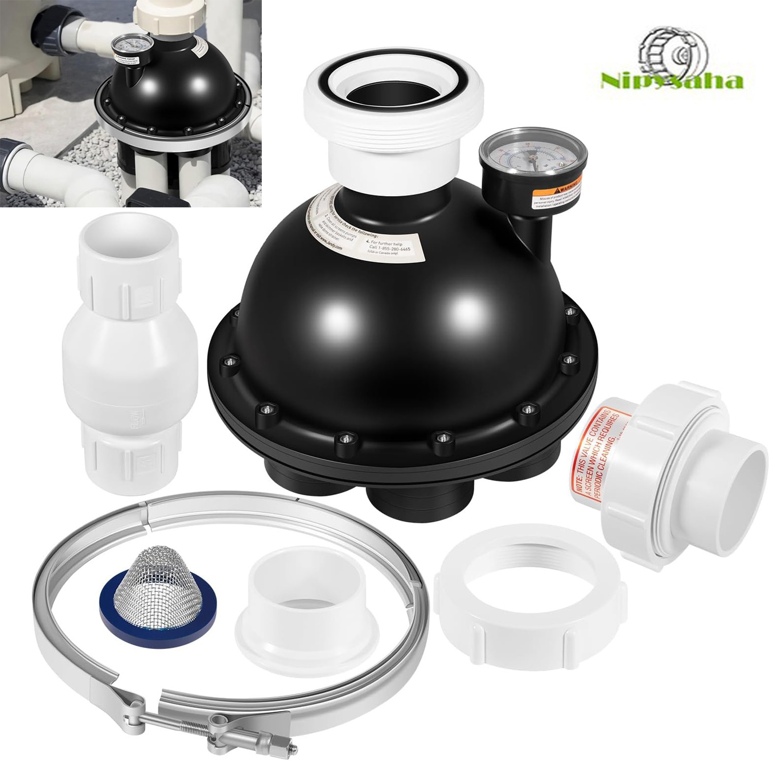 5-9-2000 5-Port Water Valve Assembly for 1-1/2\