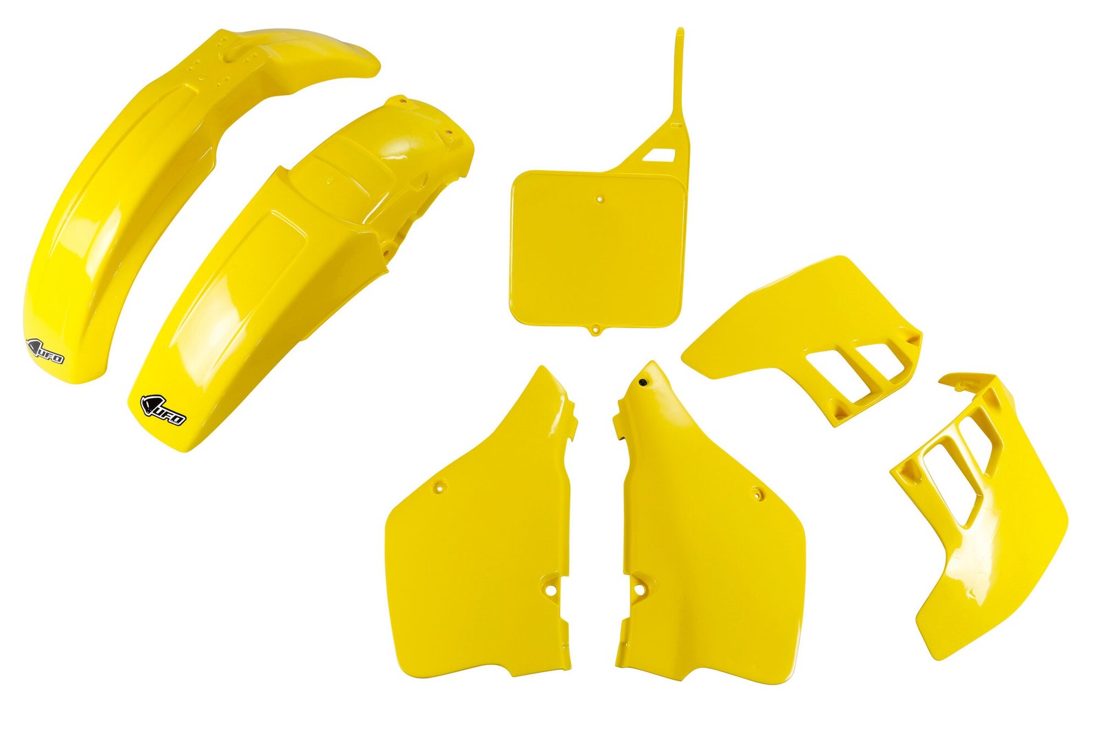 UFO OEM Color Plastic Kit fits 89-91 RM125 UFO OEM Color Plastic Kit fits 89-91 RM125