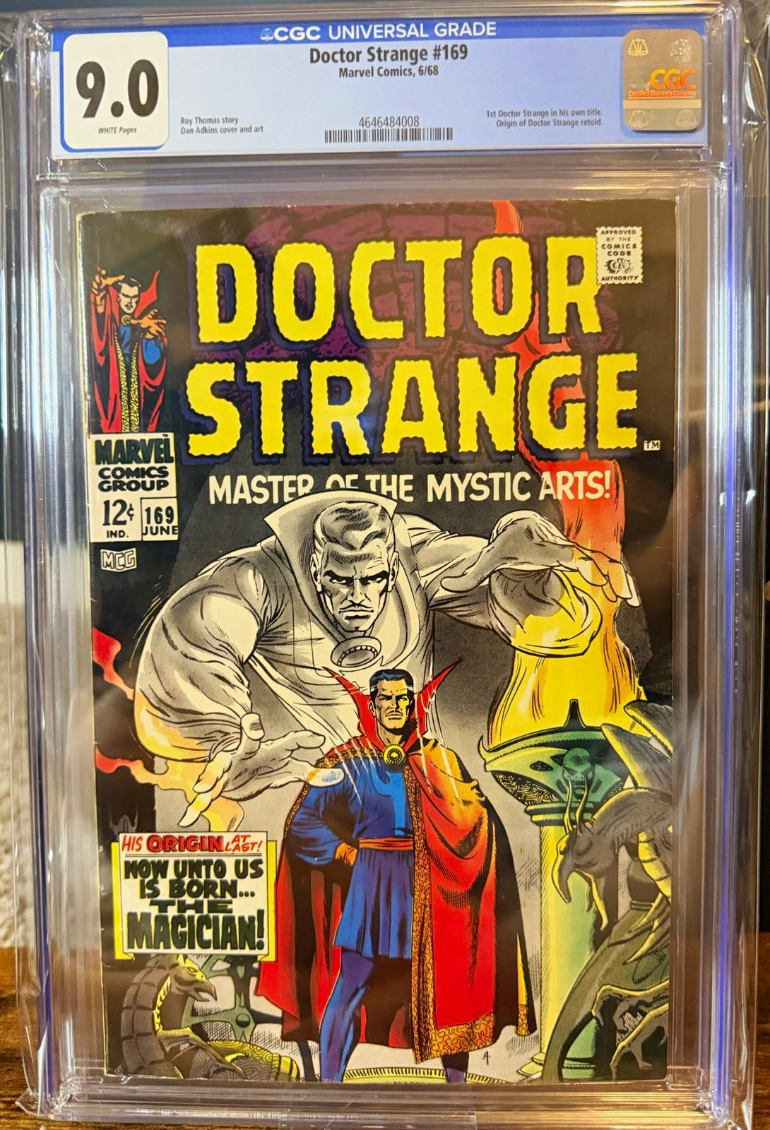 Doctor Strange #169 CGC 9.0 White Pages Doctor Strange #169 CGC 9.0 White Pages