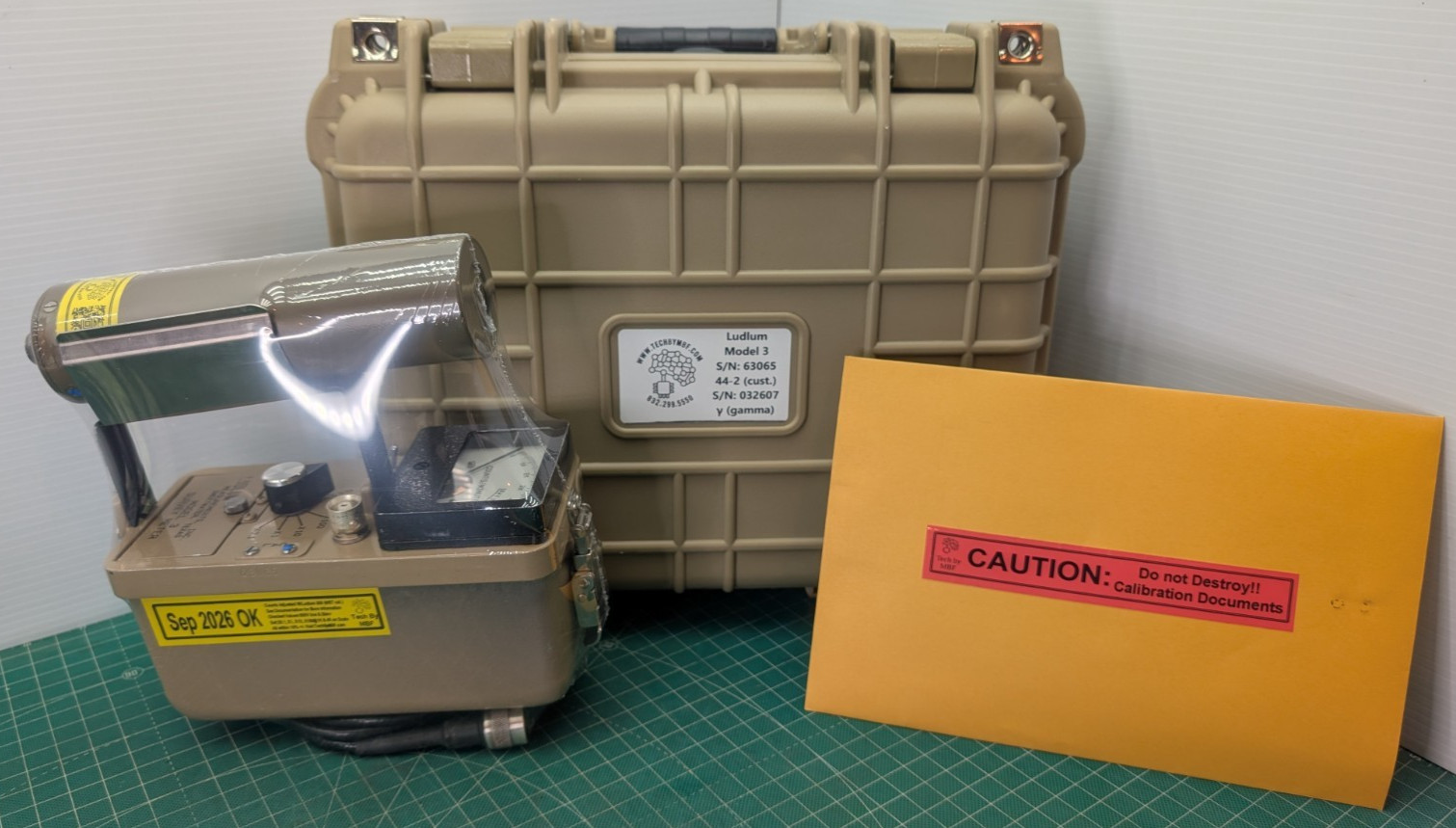 Ludlum Model 3 CPM + Custom Short 44-2 Cerakote Case 1yr Guarantee