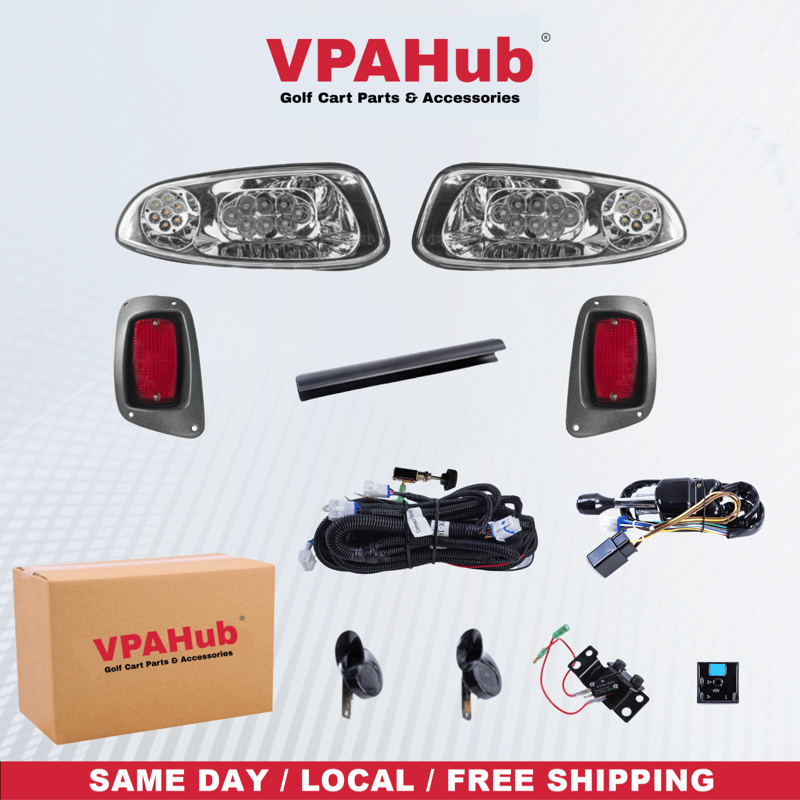 VPAHub EZGO RXV 2016+ LED Deluxe Light Kit 12-48V