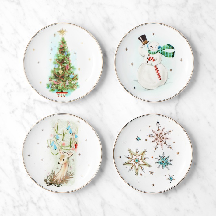 Jeff Leatham Holiday Appetizer Plates|37668
