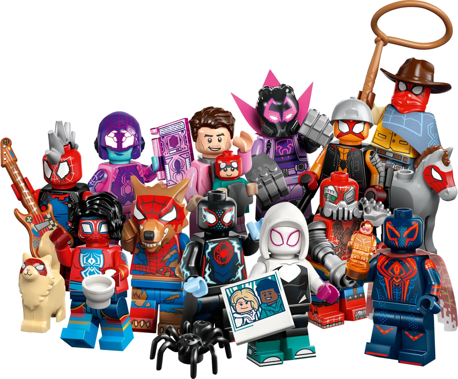 LEGO Spider-Man COMPLETE Set of 12 Across the Spider-Verse Series CMF 71050 NEW LEGO Spider-Man COMPLETE Set of 12 Across the Spider-Verse Series CMF 71050 NEW