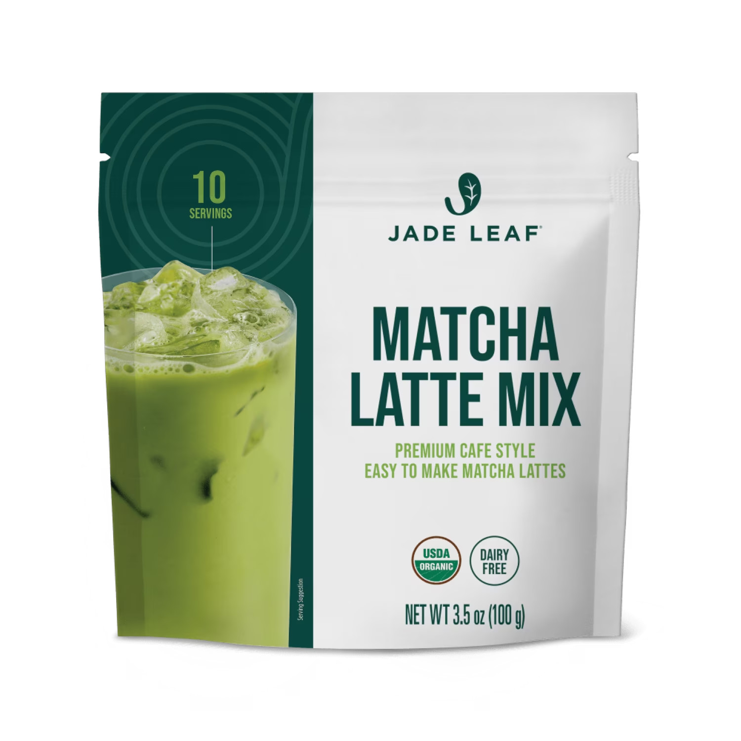 Jade Leaf Matcha, Organic Japanese Matcha Latte Mix, Powdered Tea, 3.5 Oz Jade Leaf Matcha, Organic Japanese Matcha Latte Mix, Powdered Tea, 3.5 Oz