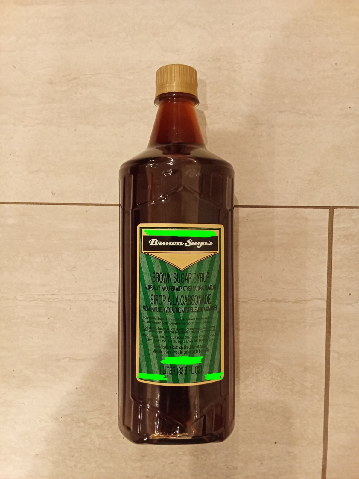 SBUX Brown Sugar Flavored Syrup 1L Bottle BB 1/18/26 QUICK SHIPPING