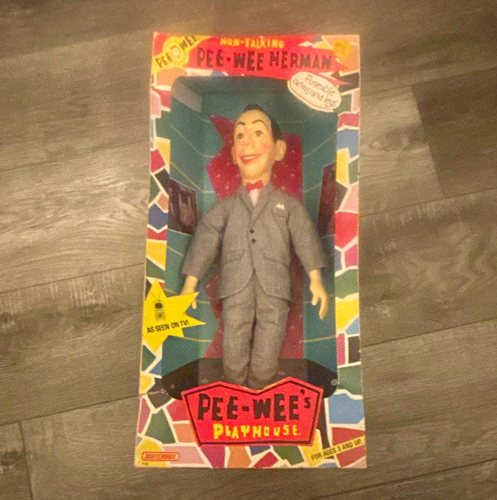 Matchbox Pee-wee Herman Pee-wee\'s Playhouse non talking doll Boxed