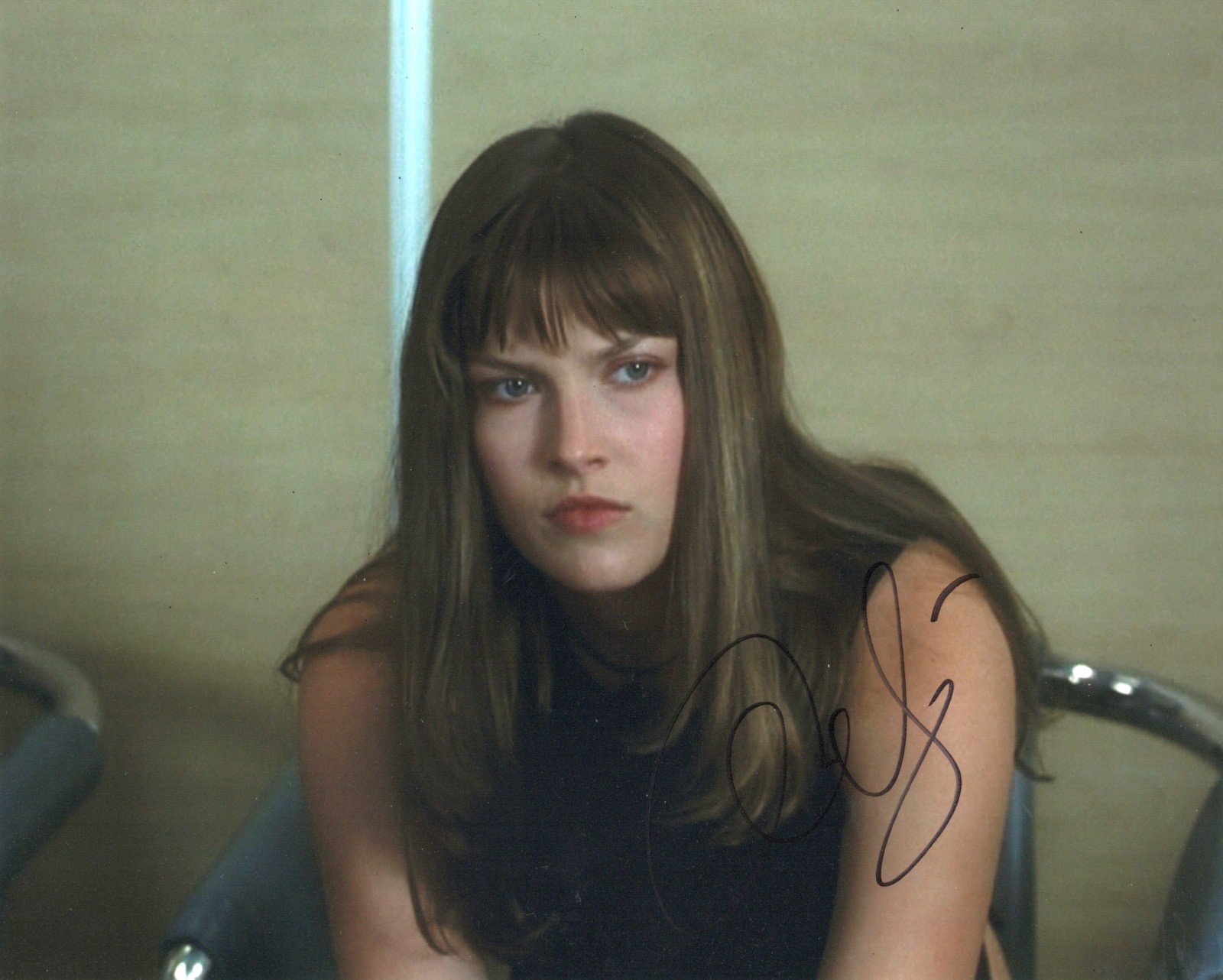 SIGNED ALI LARTER 10X8 FINAL DESTINATION RARE PHOTO SEE EXACT PHOTO PROOF