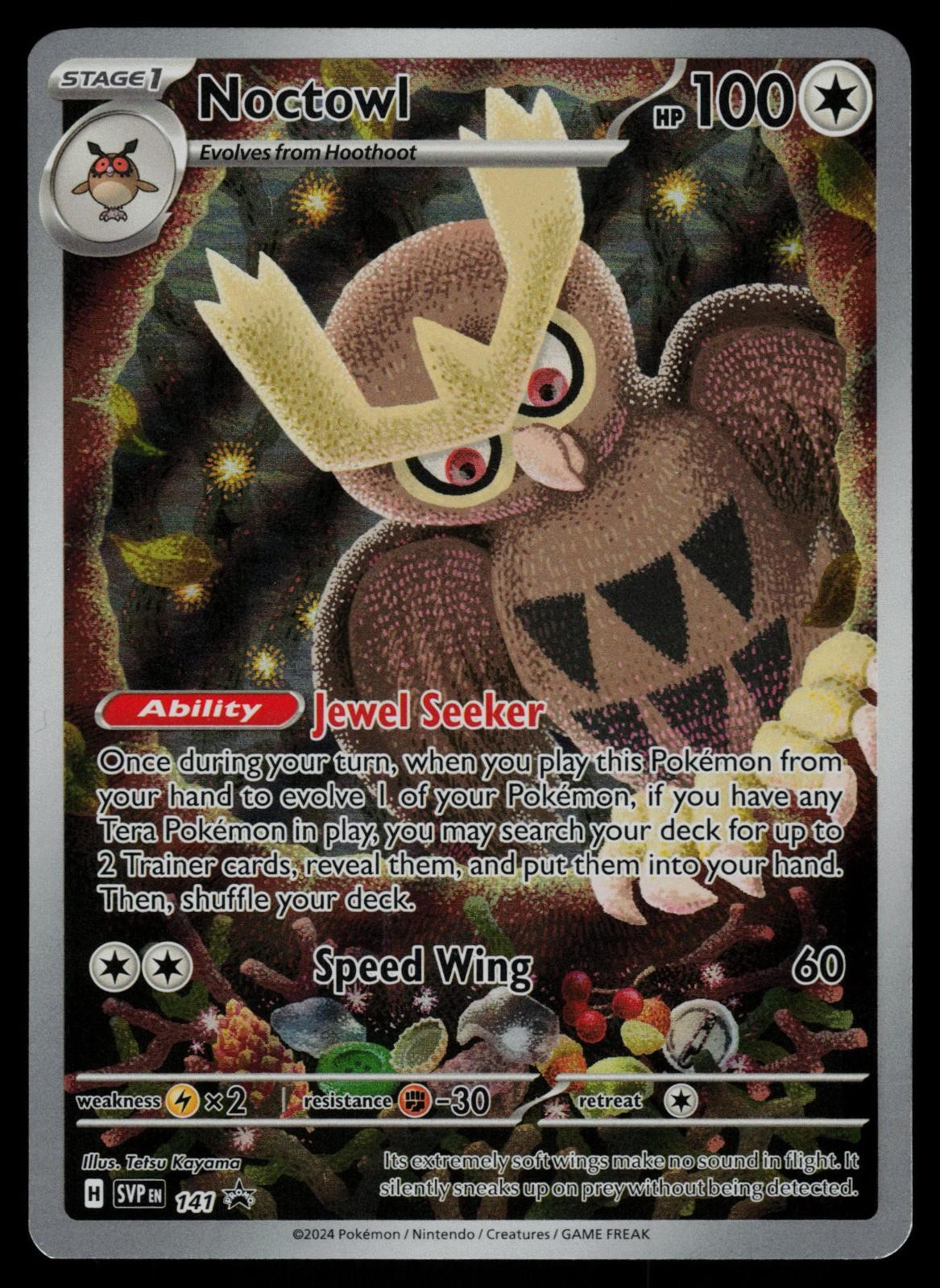 Noctowl 141 Promo - Pokemon Scarlet & Violet Promo Holo LP Noctowl 141 Promo - Pokemon Scarlet & Violet Promo Holo LP